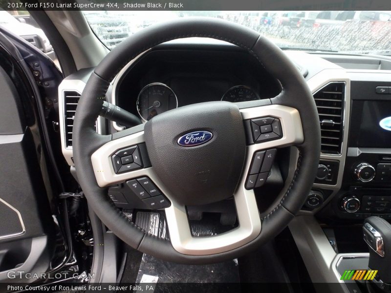 Shadow Black / Black 2017 Ford F150 Lariat SuperCrew 4X4