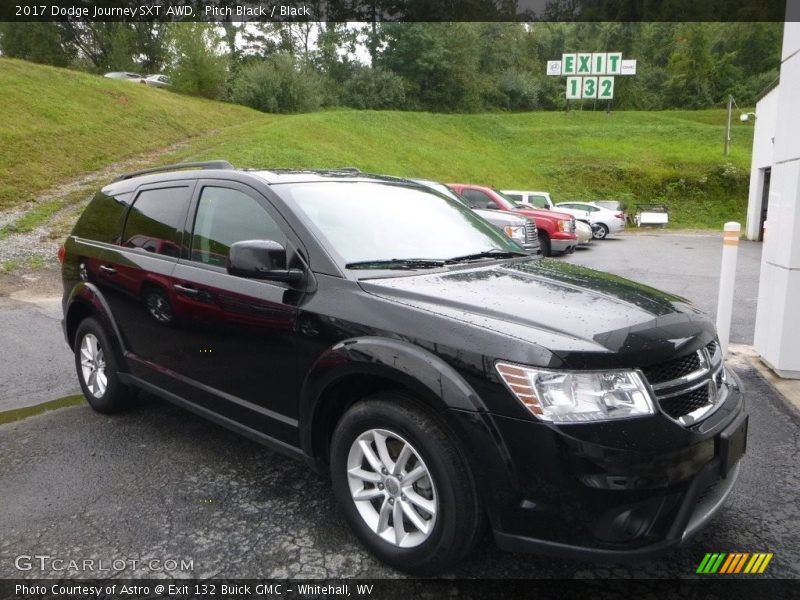 Pitch Black / Black 2017 Dodge Journey SXT AWD