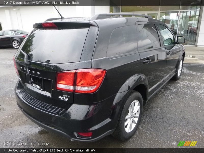 Pitch Black / Black 2017 Dodge Journey SXT AWD
