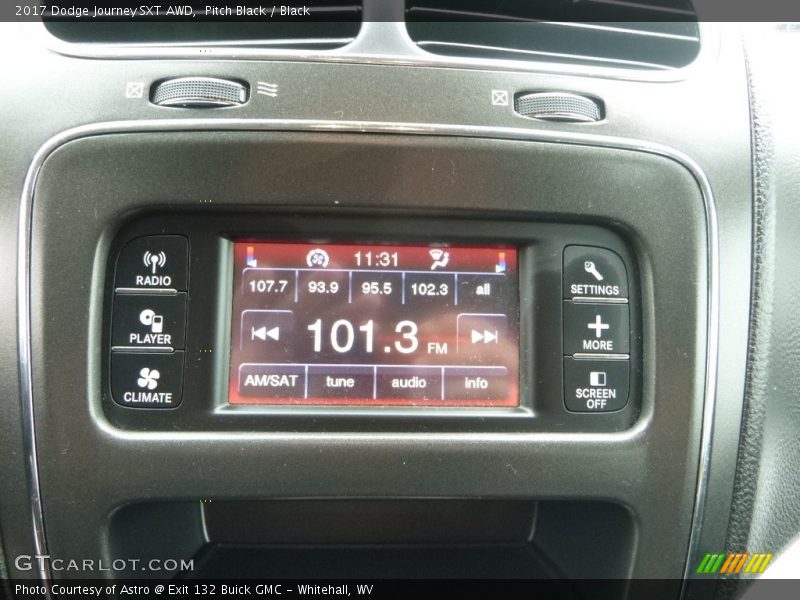 Pitch Black / Black 2017 Dodge Journey SXT AWD