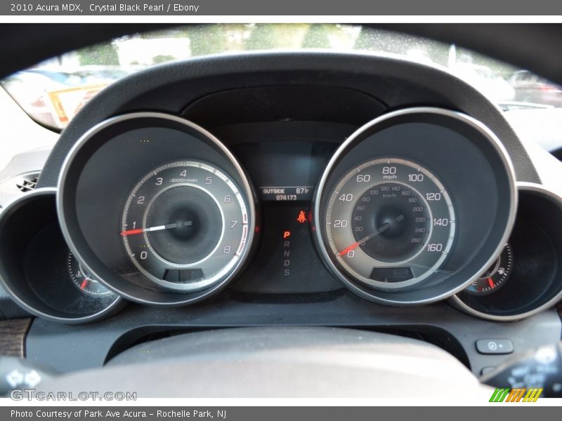 Crystal Black Pearl / Ebony 2010 Acura MDX