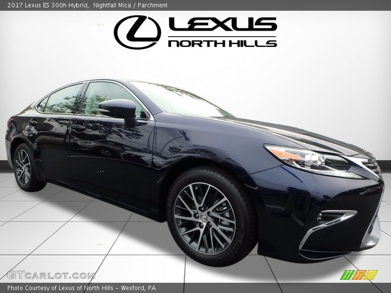 Nightfall Mica / Parchment 2017 Lexus ES 300h Hybrid