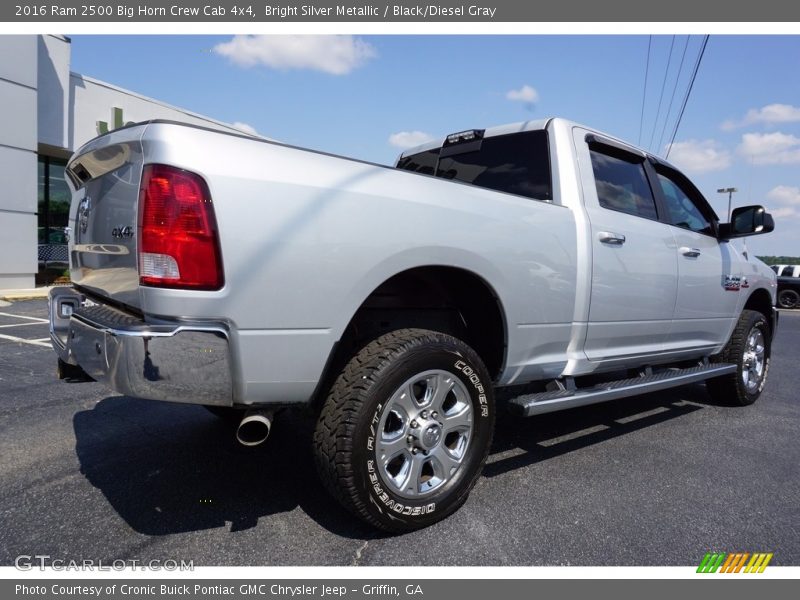 Bright Silver Metallic / Black/Diesel Gray 2016 Ram 2500 Big Horn Crew Cab 4x4