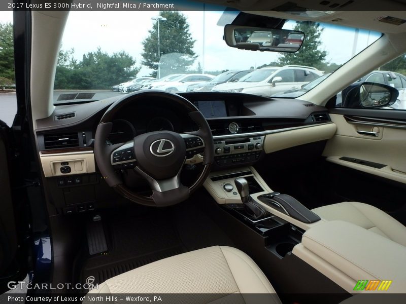 Nightfall Mica / Parchment 2017 Lexus ES 300h Hybrid
