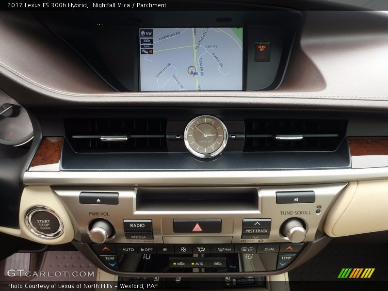 Nightfall Mica / Parchment 2017 Lexus ES 300h Hybrid