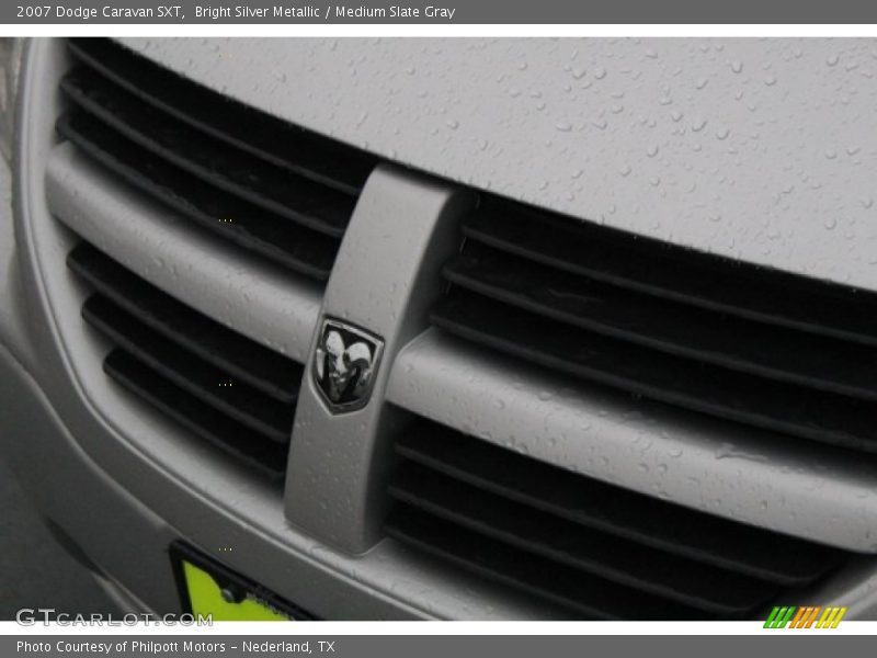 Bright Silver Metallic / Medium Slate Gray 2007 Dodge Caravan SXT