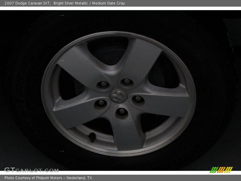 Bright Silver Metallic / Medium Slate Gray 2007 Dodge Caravan SXT