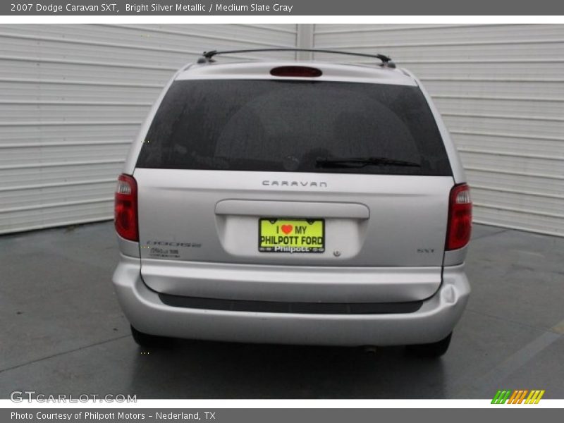 Bright Silver Metallic / Medium Slate Gray 2007 Dodge Caravan SXT