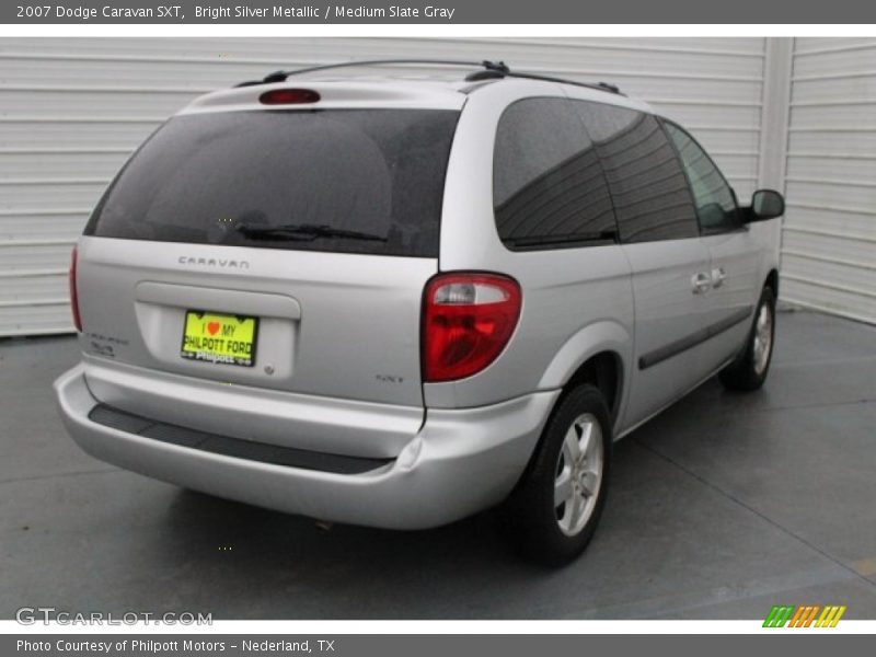 Bright Silver Metallic / Medium Slate Gray 2007 Dodge Caravan SXT