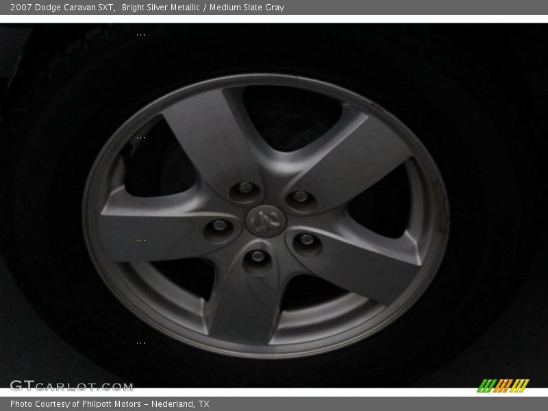 Bright Silver Metallic / Medium Slate Gray 2007 Dodge Caravan SXT