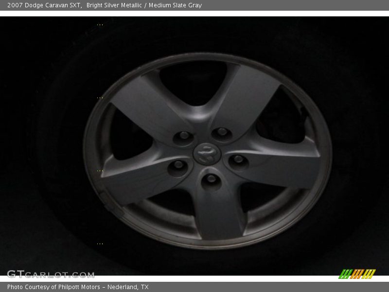 Bright Silver Metallic / Medium Slate Gray 2007 Dodge Caravan SXT