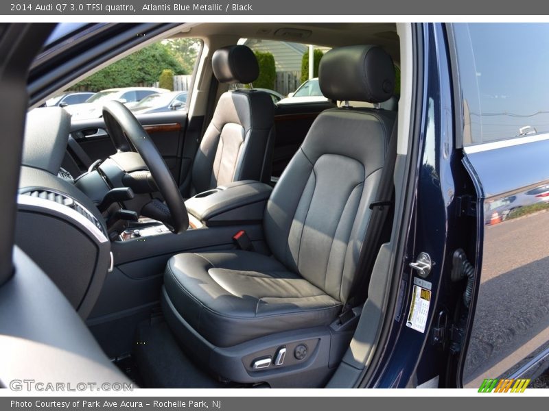 Atlantis Blue Metallic / Black 2014 Audi Q7 3.0 TFSI quattro