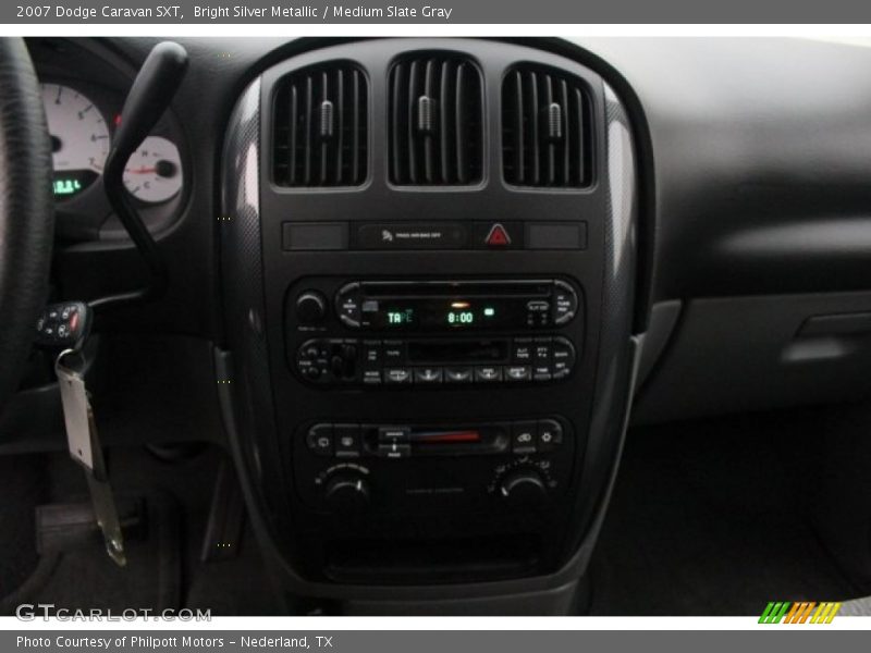 Bright Silver Metallic / Medium Slate Gray 2007 Dodge Caravan SXT