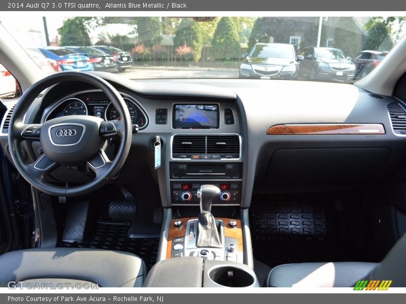 Atlantis Blue Metallic / Black 2014 Audi Q7 3.0 TFSI quattro