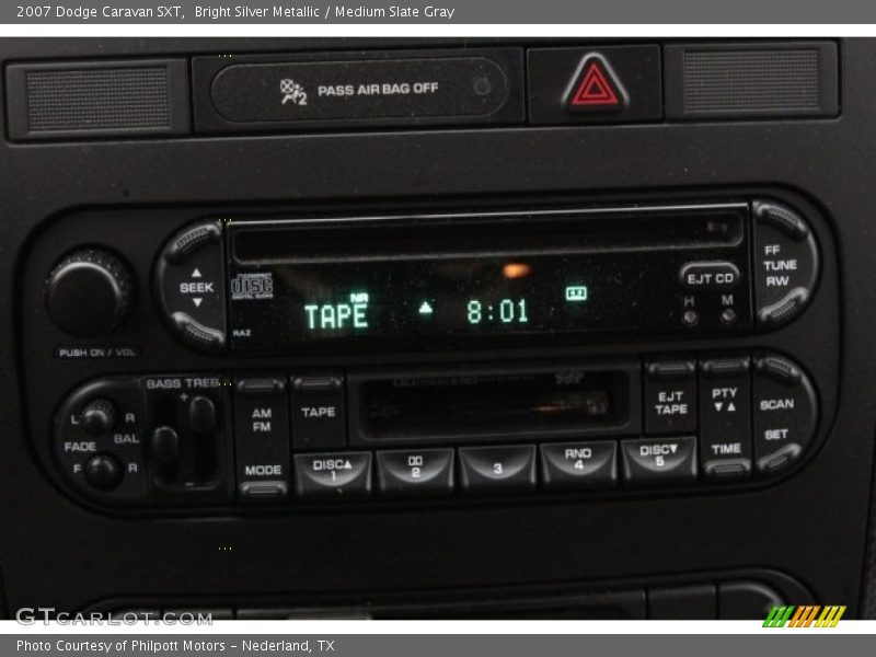 Bright Silver Metallic / Medium Slate Gray 2007 Dodge Caravan SXT