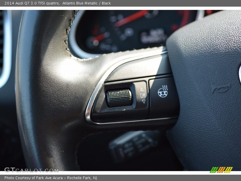 Atlantis Blue Metallic / Black 2014 Audi Q7 3.0 TFSI quattro
