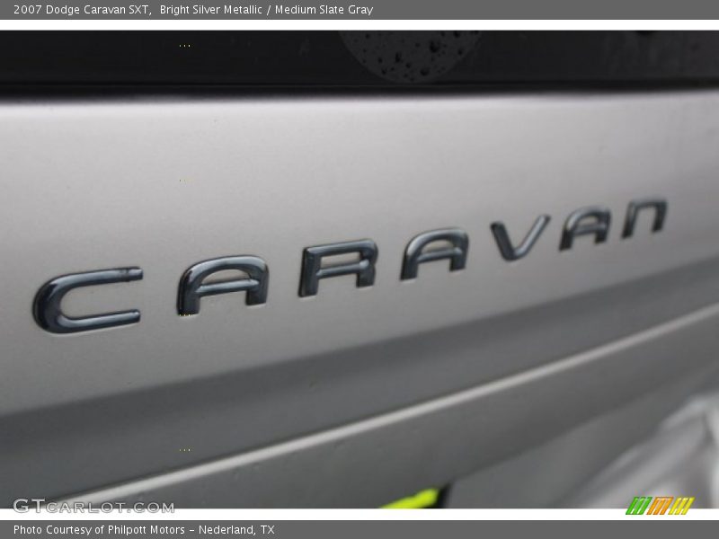 Bright Silver Metallic / Medium Slate Gray 2007 Dodge Caravan SXT