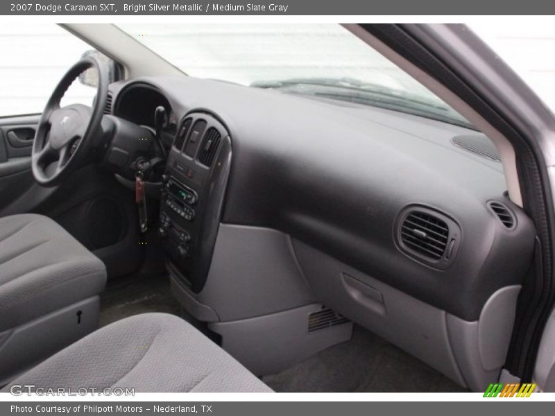 Bright Silver Metallic / Medium Slate Gray 2007 Dodge Caravan SXT