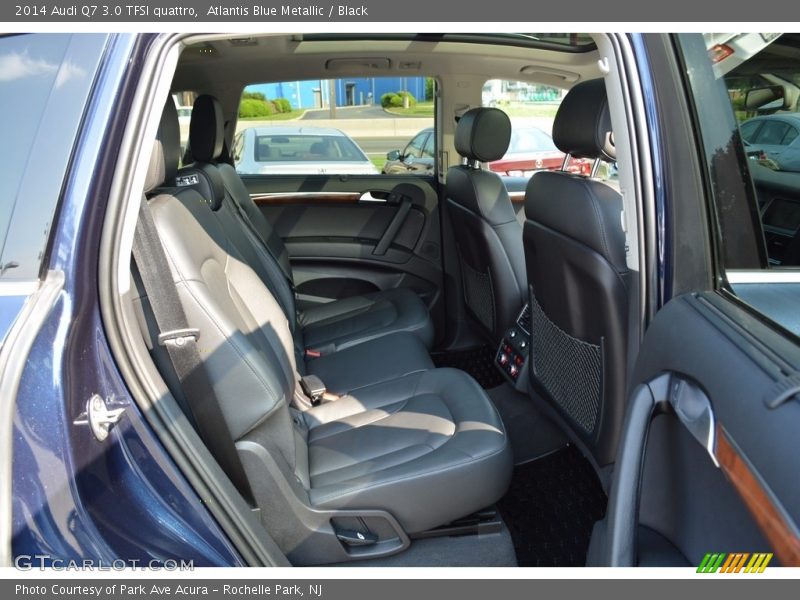 Atlantis Blue Metallic / Black 2014 Audi Q7 3.0 TFSI quattro