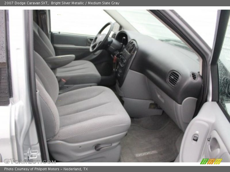 Bright Silver Metallic / Medium Slate Gray 2007 Dodge Caravan SXT