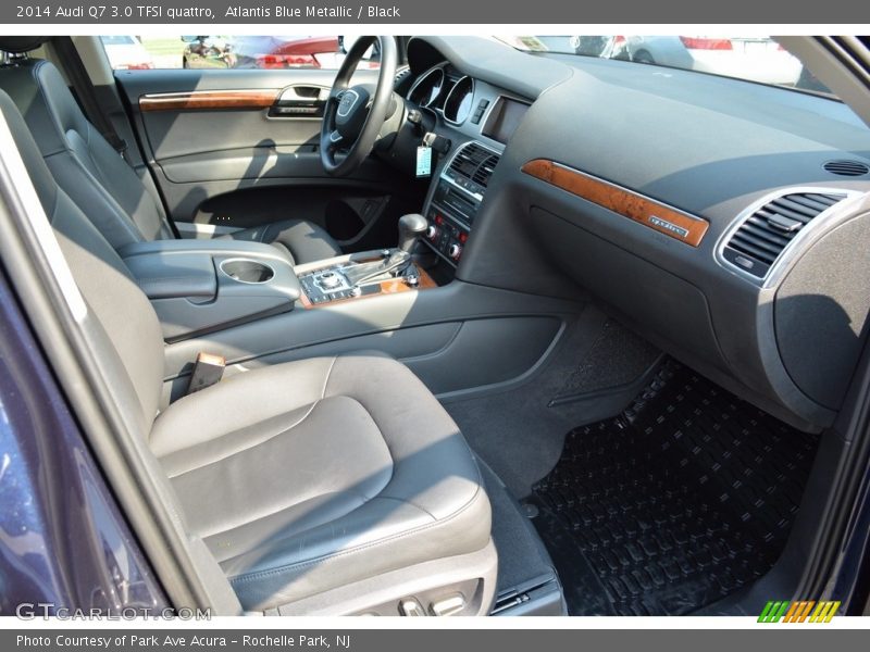 Atlantis Blue Metallic / Black 2014 Audi Q7 3.0 TFSI quattro