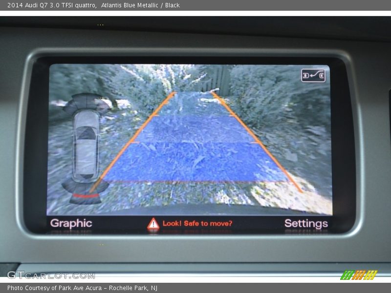Atlantis Blue Metallic / Black 2014 Audi Q7 3.0 TFSI quattro
