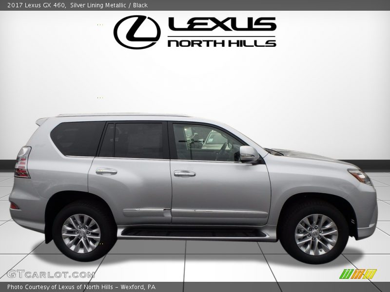 Silver Lining Metallic / Black 2017 Lexus GX 460