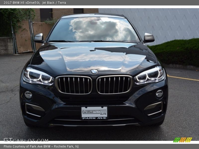 Jet Black / Terra 2017 BMW X6 xDrive50i