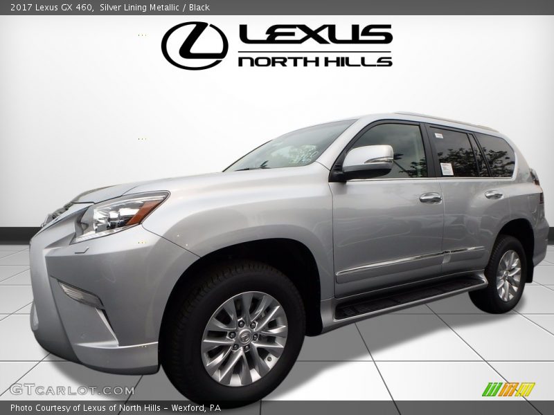 Silver Lining Metallic / Black 2017 Lexus GX 460