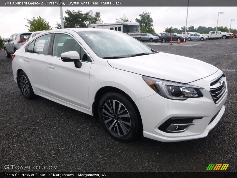 Crystal White Pearl / Slate Black 2018 Subaru Legacy 2.5i Premium
