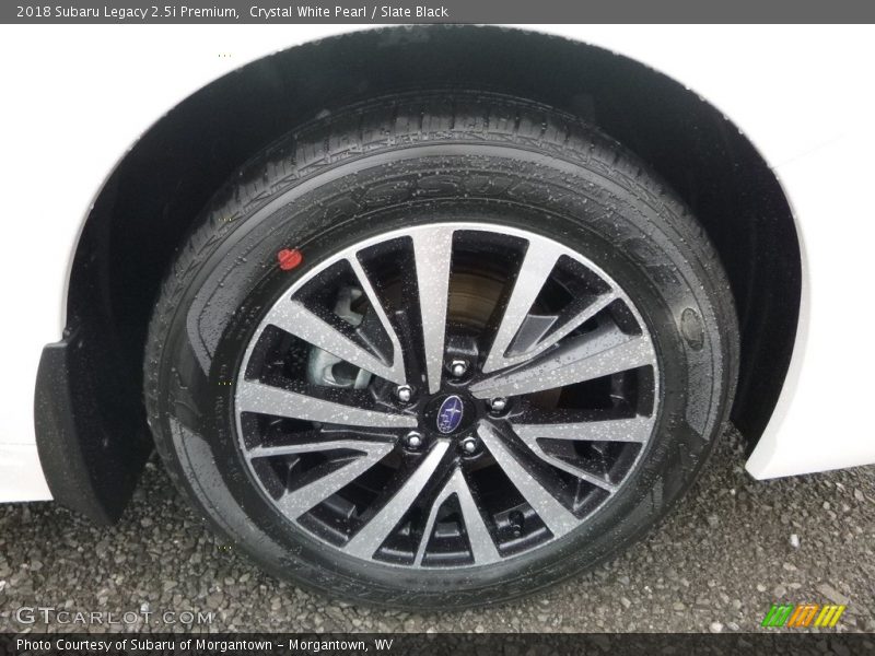 Crystal White Pearl / Slate Black 2018 Subaru Legacy 2.5i Premium