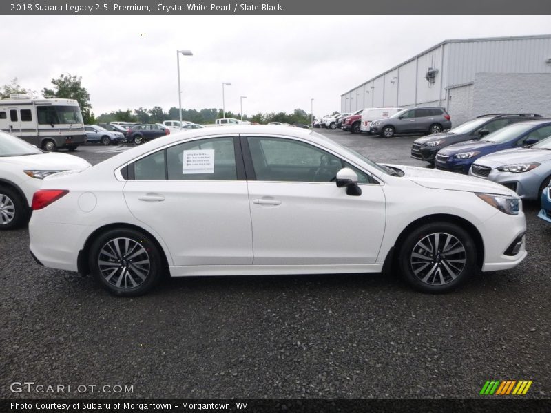 Crystal White Pearl / Slate Black 2018 Subaru Legacy 2.5i Premium