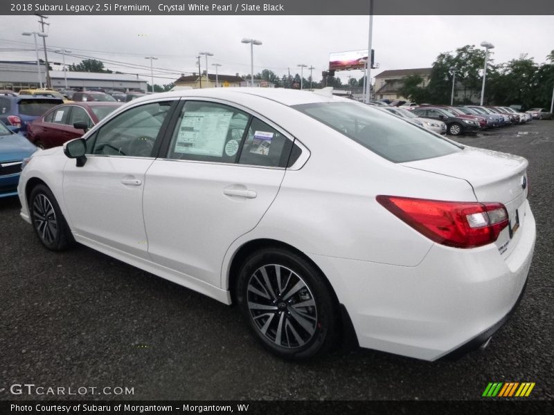 Crystal White Pearl / Slate Black 2018 Subaru Legacy 2.5i Premium