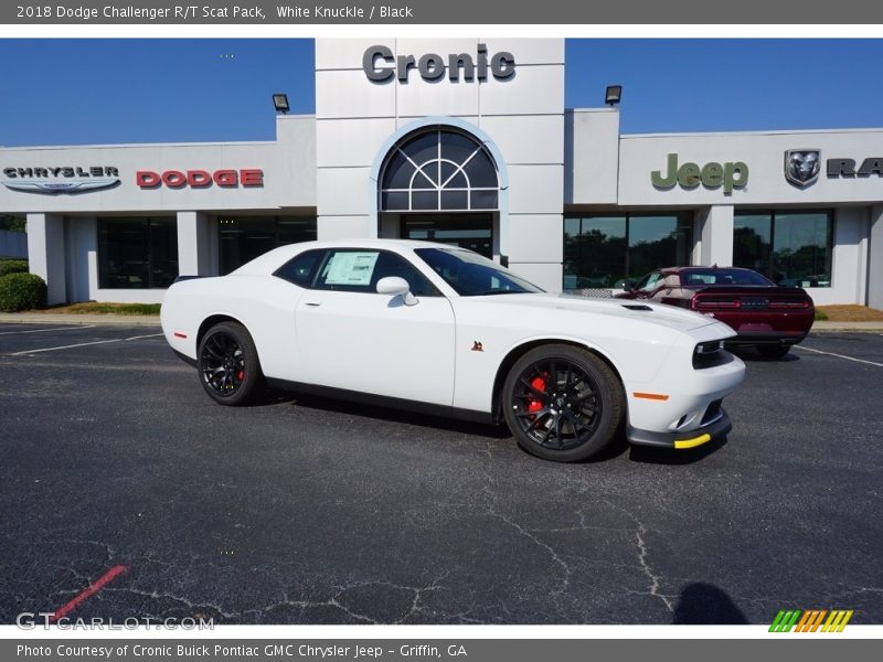 White Knuckle / Black 2018 Dodge Challenger R/T Scat Pack