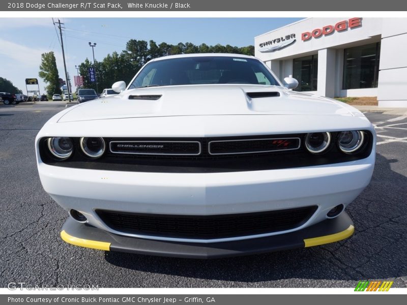 White Knuckle / Black 2018 Dodge Challenger R/T Scat Pack