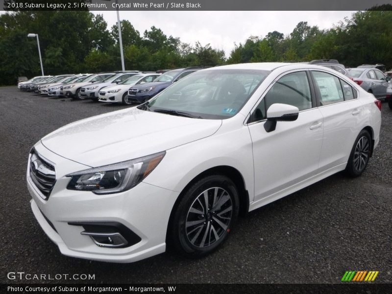 Crystal White Pearl / Slate Black 2018 Subaru Legacy 2.5i Premium
