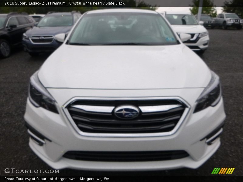 Crystal White Pearl / Slate Black 2018 Subaru Legacy 2.5i Premium