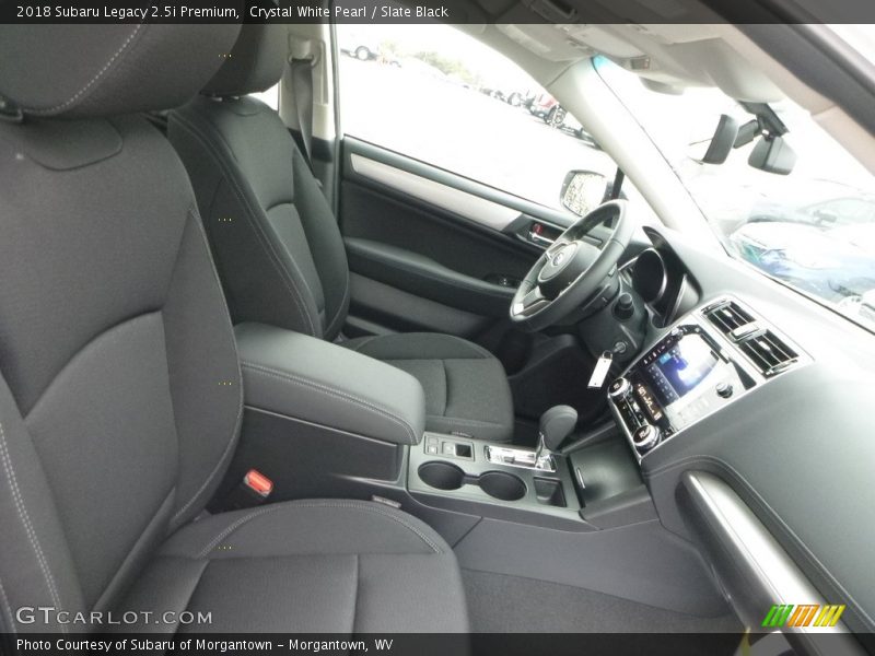 Crystal White Pearl / Slate Black 2018 Subaru Legacy 2.5i Premium