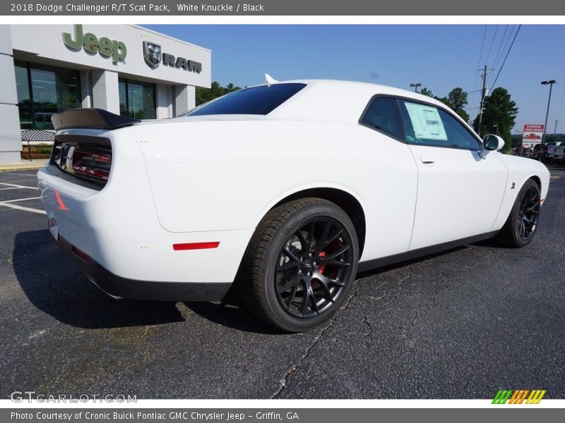 White Knuckle / Black 2018 Dodge Challenger R/T Scat Pack