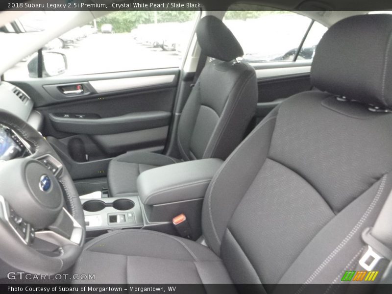 Crystal White Pearl / Slate Black 2018 Subaru Legacy 2.5i Premium
