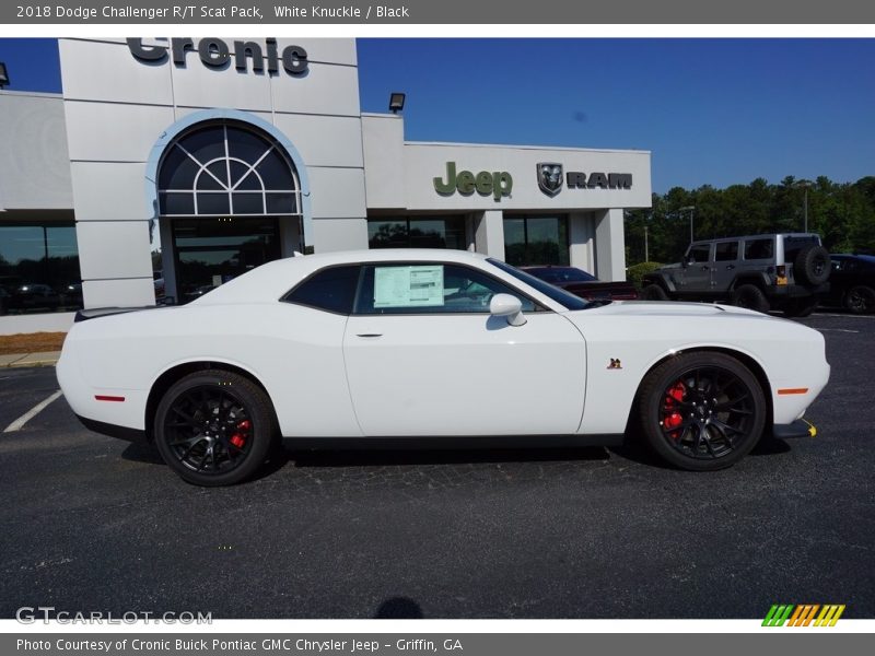 White Knuckle / Black 2018 Dodge Challenger R/T Scat Pack