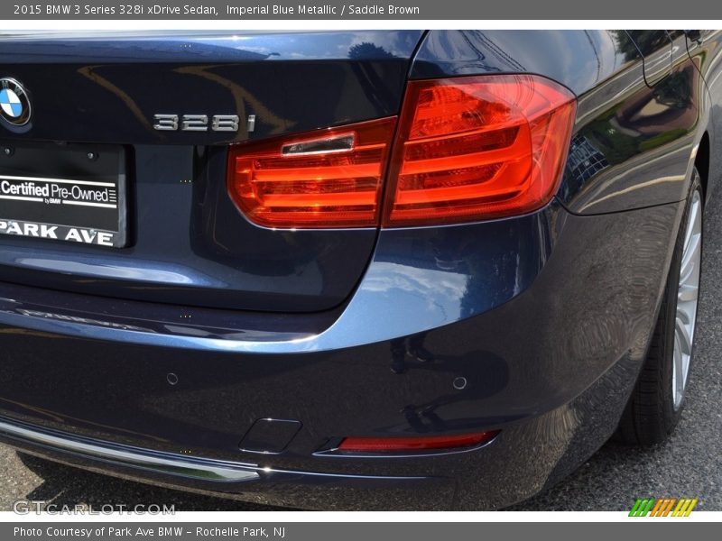Imperial Blue Metallic / Saddle Brown 2015 BMW 3 Series 328i xDrive Sedan