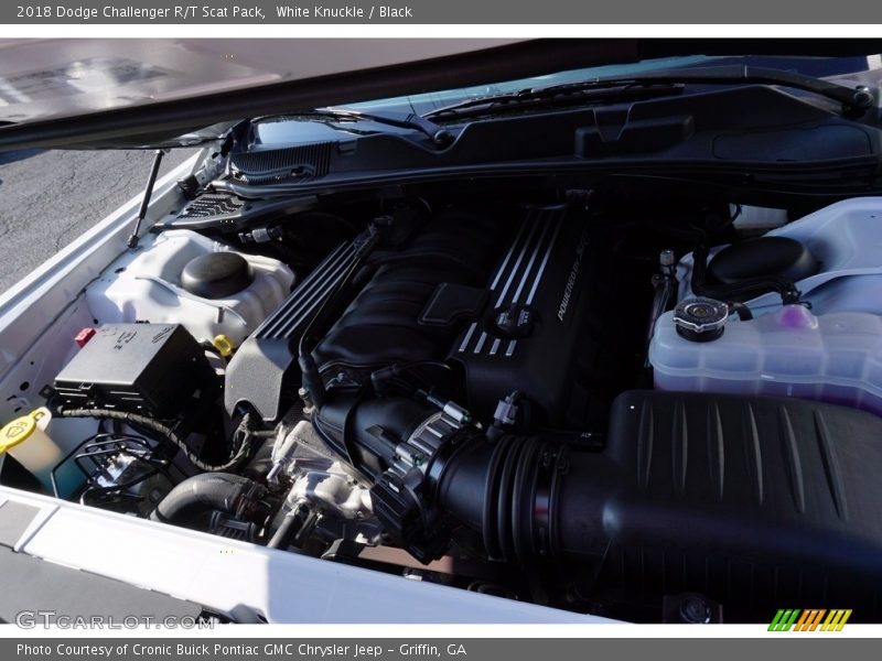 White Knuckle / Black 2018 Dodge Challenger R/T Scat Pack