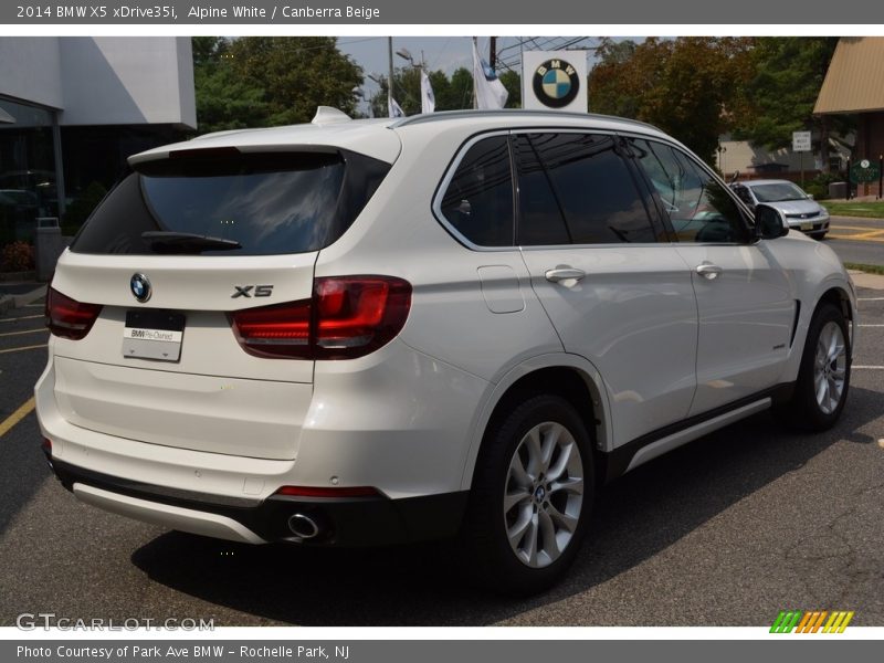 Alpine White / Canberra Beige 2014 BMW X5 xDrive35i