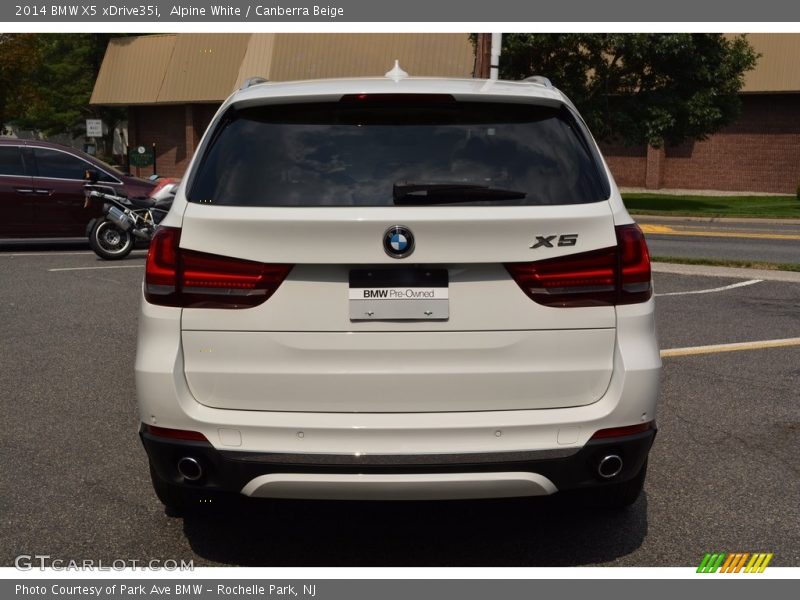 Alpine White / Canberra Beige 2014 BMW X5 xDrive35i