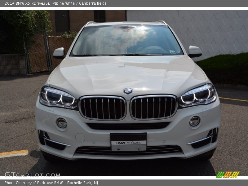 Alpine White / Canberra Beige 2014 BMW X5 xDrive35i