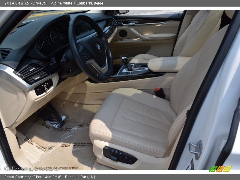 Alpine White / Canberra Beige 2014 BMW X5 xDrive35i