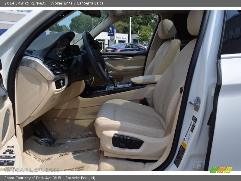 Alpine White / Canberra Beige 2014 BMW X5 xDrive35i