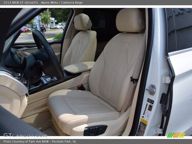 Alpine White / Canberra Beige 2014 BMW X5 xDrive35i