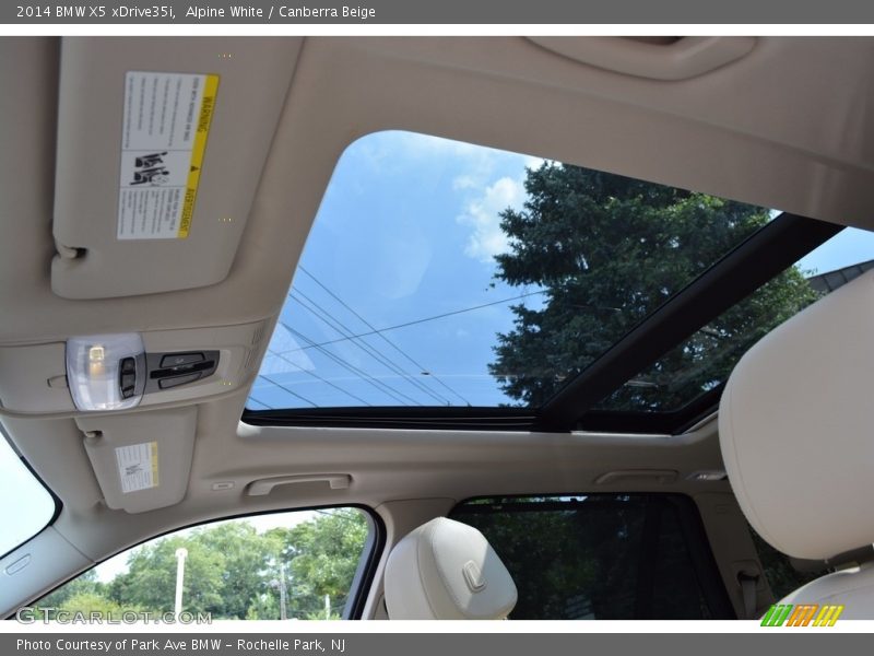 Alpine White / Canberra Beige 2014 BMW X5 xDrive35i